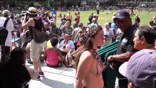 8. The 2018 NYC GoTopless Day: End Of Event At Bryant Park