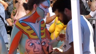2. Oasis (BODY PAINTING DAY) Artists at Play (NYC) JULY 14, 2018