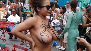5. The Greatest Body Painting in Times Square
