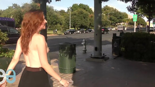 8. Emma Evins Frees Her Nipples in ATX