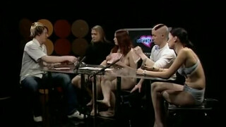 2. Russian strip poker game-show : Rasypokka 8.2.2003 (Opens with 2nd girl stripping, first girl strips at 4:27)