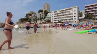 8. Beach walk, Cala Major Beach, Palma de Mallorca, Spain August 2021
