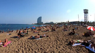 4. BARCELONA BEACH WALK SPAIN – September 2021