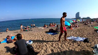 1. BARCELONA BEACH WALK SPAIN – September 2021