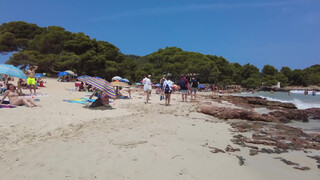 9. Beach walk | Cala Agulla | Mallorca 4K [3:17 5:13 5:53 7:33 8:32]