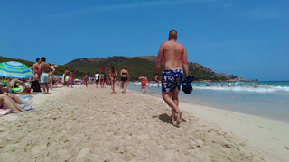 3. Beach walk | Cala Agulla | Mallorca 4K [3:17 5:13 5:53 7:33 8:32]