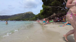 7. Beach walk | Platja de Formentor | Mallorca | Spain | 4K