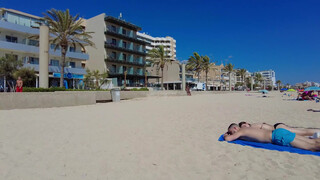 6. Beach walk | Can Pastilla Beach | Mallorca MAJORCA | Spain 4K