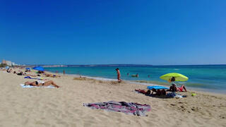 8. Beach walk | Can Pastilla Beach | Mallorca MAJORCA | Spain 4K