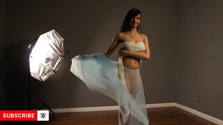 2. Shanaya Abigail photoshoot in Sheer skirt | Braless & Pantyless, 10:15, check out the channel too