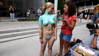 5. Bodypaint, can see unpainted titties too!