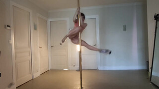1. Pole dancer see through panties