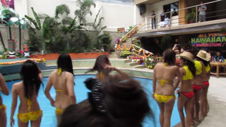 4. A few half-moons at the pool party