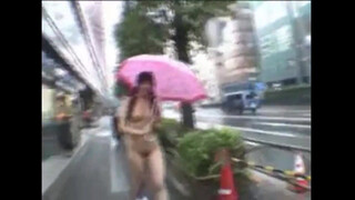 3. Bare Japanese Cutie Shows Off in Public