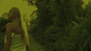 5. Girl in woods