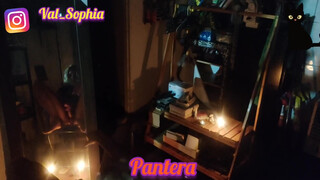 2. Pantera, Halloween edition – dildo in pussy – mirror