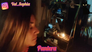 3. Pantera, Halloween edition – dildo in pussy – mirror