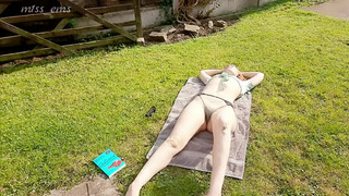 1. M1ss_ems topless (from 12:00) in her garden