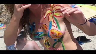 10. Onset Body Painting Swimsuit 2020