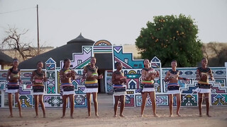 1. She is so smart! Ndebele culture – South Africa dance