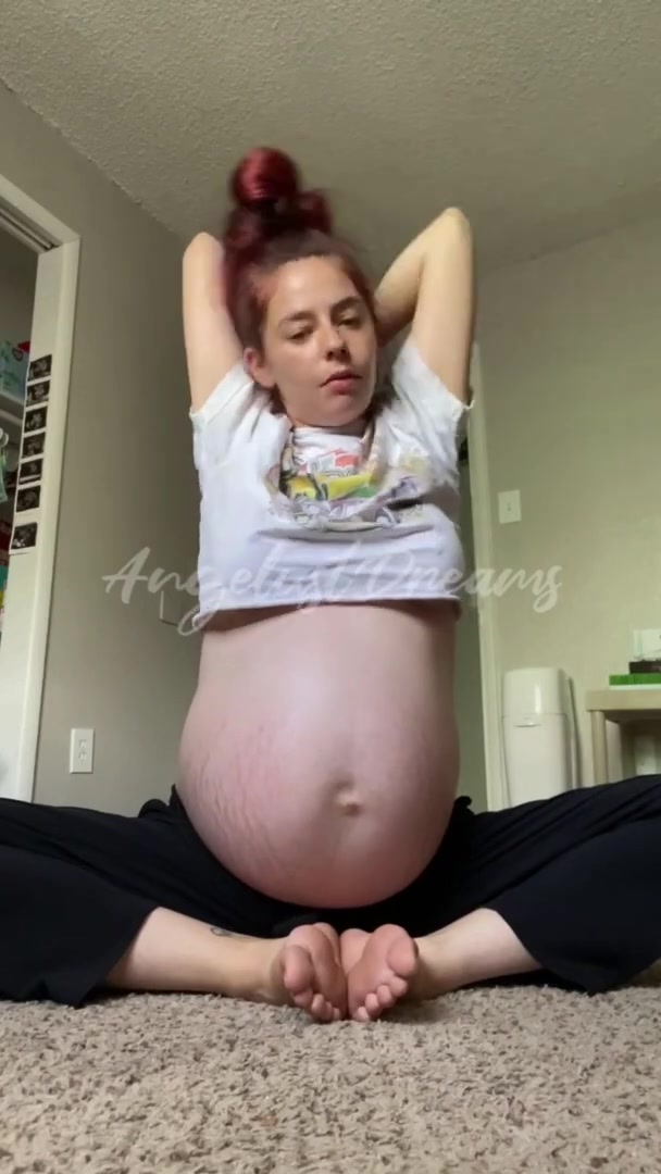 Pregnant yoga pt 2 nip at :34 secs | Nude Video on YouTube | nudeleted.com