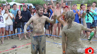 5. Winning the mud wresting match with grace (0:13 or https://youtu.be/xUi16ltRBQA?t=13)
