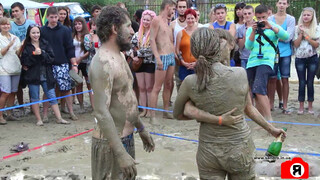 Winning the mud wresting match with grace (0:13 or https://youtu.be/xUi16ltRBQA?t=13)