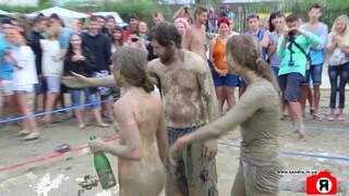 6. Winning the mud wresting match with grace (0:13 or https://youtu.be/xUi16ltRBQA?t=13)