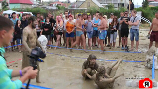 1. Winning the mud wresting match with grace (0:13 or https://youtu.be/xUi16ltRBQA?t=13)