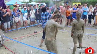 3. Winning the mud wresting match with grace (0:13 or https://youtu.be/xUi16ltRBQA?t=13)