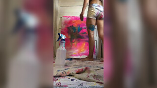 5. Using her body as a paintbrush (tits at 0:48 or https://youtu.be/39oCtwa63kI?t=48, butt/pussy prior to this but since we are at r/youtubetitties…)