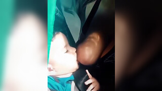 4. WTF?!?! Filming herself breastfeeding in a bus…