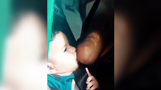 5. WTF?!?! Filming herself breastfeeding in a bus…