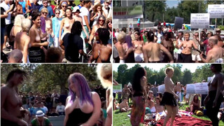 4. GoTopless (TAM TAM Day) Montreal, Que. , Canada “2014”