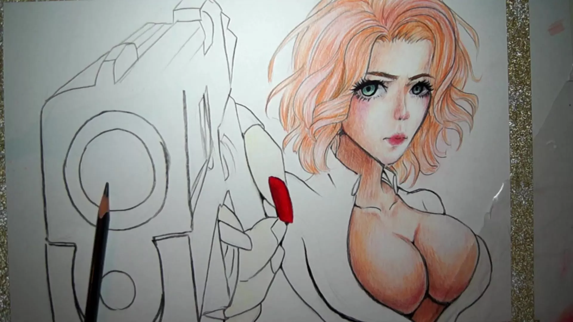 Black Widow Drawing Anime Style | Nude Video on YouTube | nudeleted.com