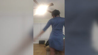 5. Twerking in a small dress with no panties (4:55)