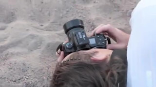 7. Nude photoshoot in the desert (0:48)