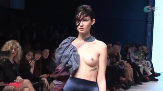5. Not all fashion models are flat – part 2 (starts at 0:10, there is nudity after this, but the models are flat)