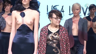 10. Not all fashion models are flat – part 2 (starts at 0:10, there is nudity after this, but the models are flat)