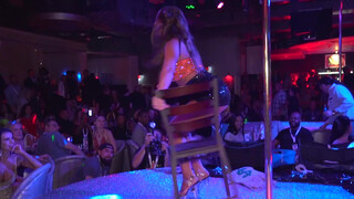 1. 60fps strip-tease (Natasha Nova at the Expo Opening Night Party at the Hustler Club Vegas)
