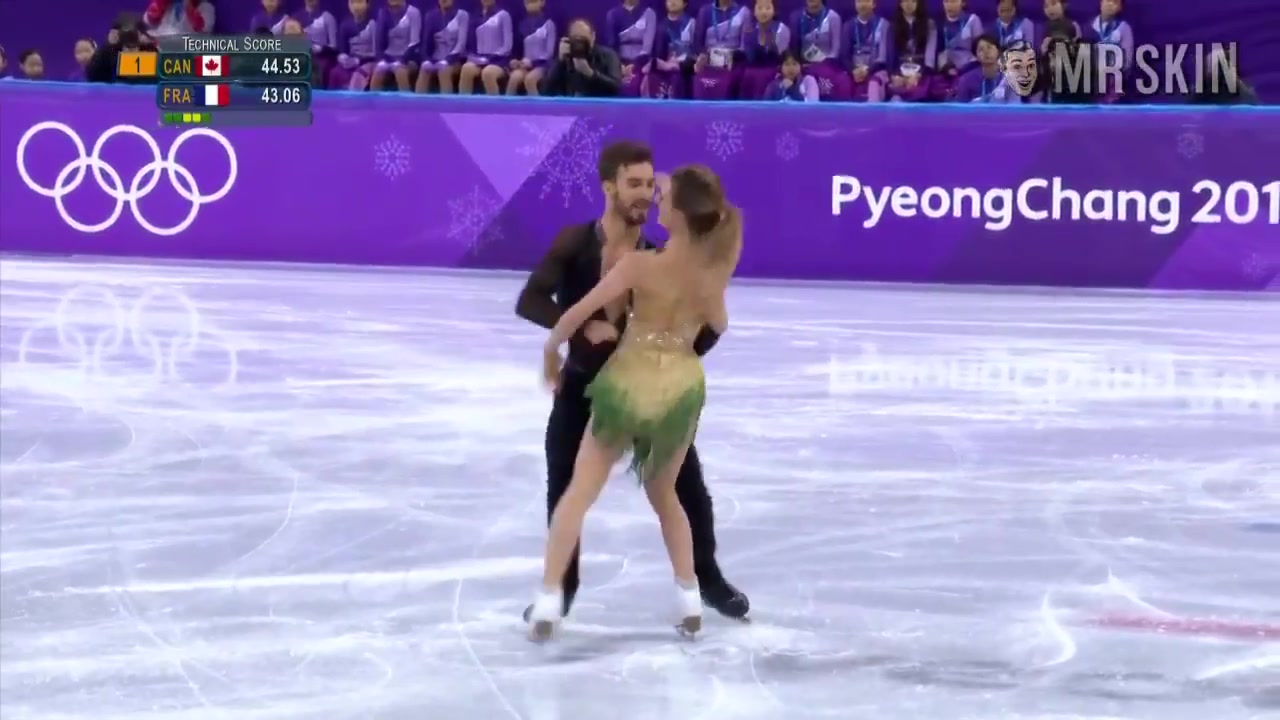 Full nip slip at Olympics. Titty on ice! #2, Nude Video on