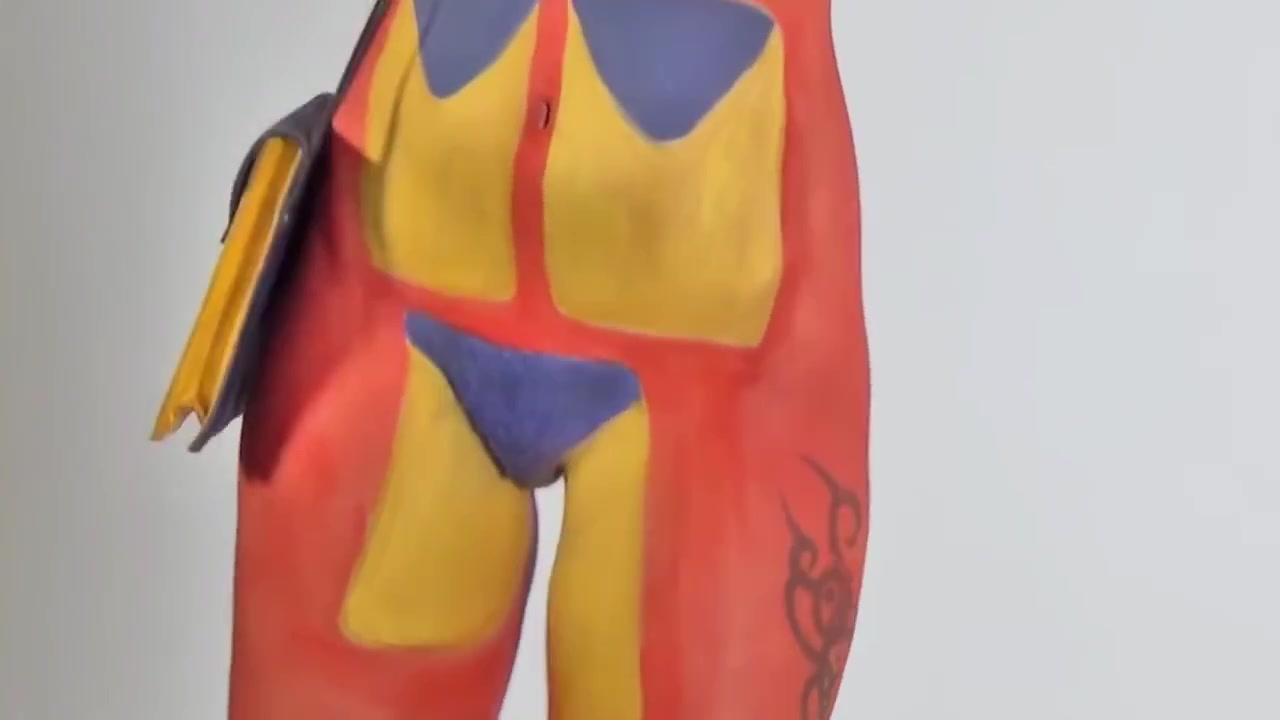 Painted Nudes Dance and Pose | Nude Video on YouTube | nudeleted.com